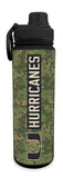 University of Miami 24oz. Stainless Steel Bottle - Digital Camo Wrap