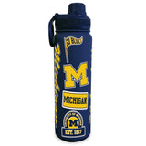 University of Michigan 24oz. Stainless Steel Bottle - Sticker Style Wrap