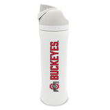 Ohio State Buckeyes Owala® Freesip 24 - Shy Marshmallow