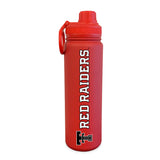 Texas Tech 24oz. Stainless Steel Bottle - Primary Logo & Mascot Wordmark