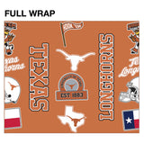 University of Texas 24oz. Stainless Steel Bottle - Sticker Style Wrap