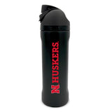 Nebraska Cornhuskers Owala® Freesip 24 - Very Very Dark