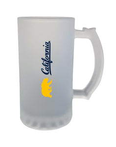 California Berkeley 16oz. Frosted Glass Mug - Primary Logo