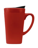 Custom 16oz. Soft Touch Ceramic Travel Mug
