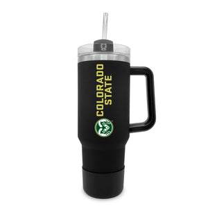 Colorado State 40oz. Tumble with Handle and Straw - Primary Logo
