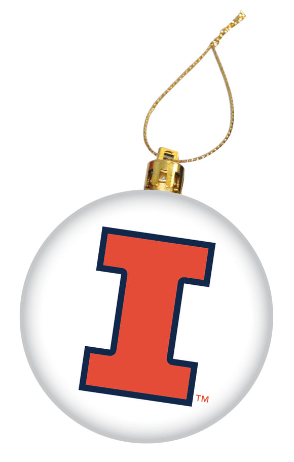 Illinois Holiday Ornament - Primary Logo