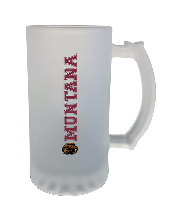 Montana 16oz. Frosted Glass Mug - Primary Logo