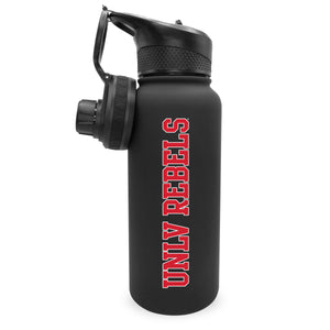 Nevada Las Vegas 34oz. Stainless Steel Bottle with Two Lids - Primary Logo