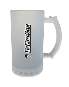 New Mexico State 16oz. Frosted Glass Mug - Primary Logo