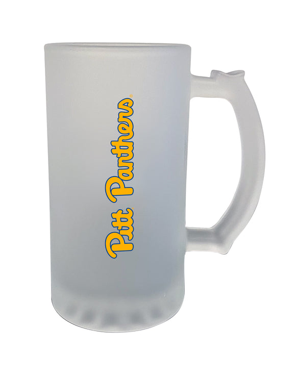 Pittsburgh 16oz. Frosted Glass Mug - Primary Logo