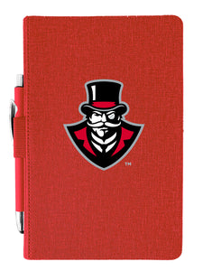 Austin Peay Journal with Pen - Mascot Logo