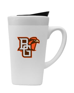 Bowling Green 16oz. Soft Touch Ceramic Travel Mug - Primary Logo