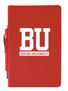 Boston University Journal with Pen - Secondary Logo
