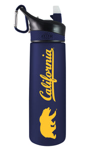 California Berkeley 24oz. Frosted Sport Bottle - Mascot Logo & Wordmark
