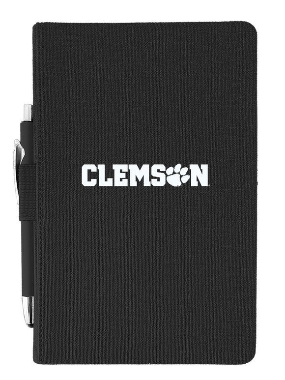 Clemson University Journal with Pen - Wordmark