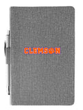 Clemson University Journal with Pen - Wordmark