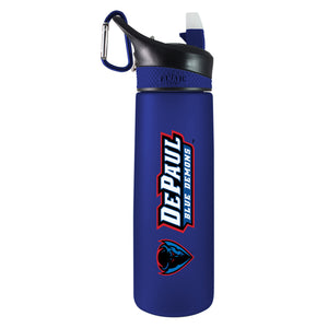 DePaul University 24oz. Frosted Sport Bottle - Mascot Logo & Wordmark