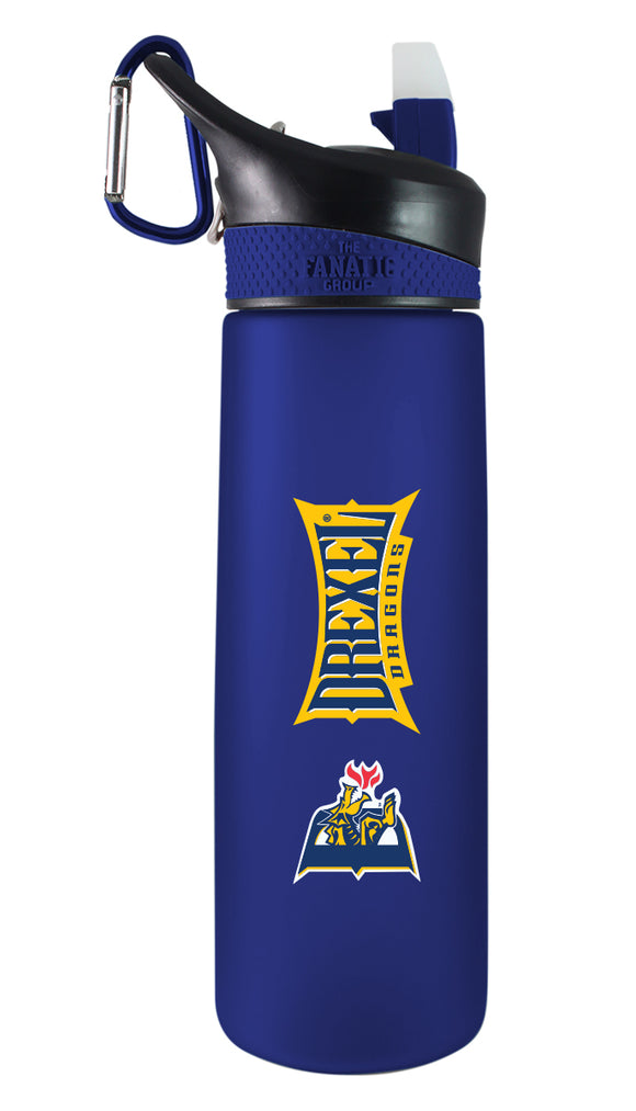 Drexel University 24oz. Frosted Sport Bottle - Primary Logo & Wordmark