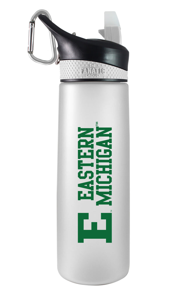 Eastern Michigan 24oz. Frosted Sport Bottle - Primary Logo & Short School Name