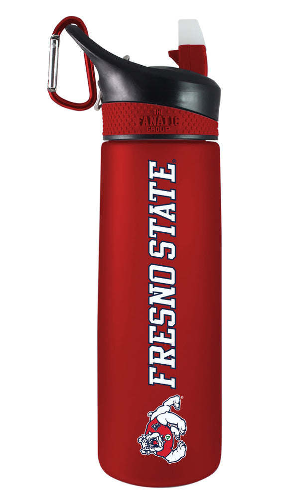 Fresno State 24oz. Frosted Sport Bottle - Primary Logo & Short School Name