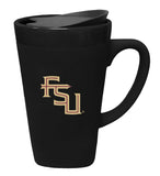 Florida State University 16oz. Soft Touch Ceramic Travel Mug - Secondary Logo