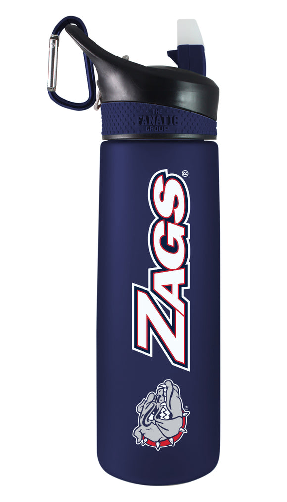 Gonzaga 24oz. Frosted Sport Bottle - Mascot Logo & Mascot Wordmark