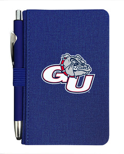Gonzaga Pocket Journal with Pen - Secondary Logo