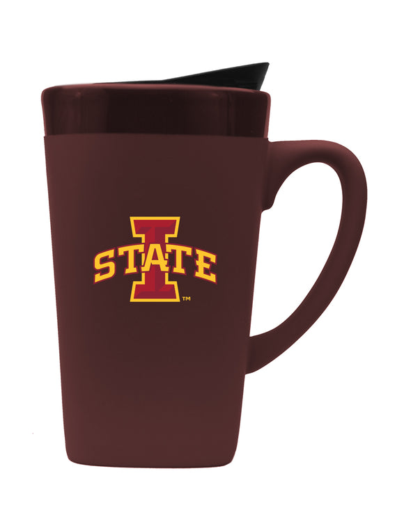 Iowa State 16oz. Soft Touch Ceramic Travel Mug - Primary Logo