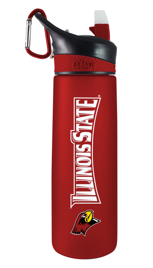 Illinois State 24oz. Frosted Sport Bottle - Mascot Logo & Wordmark
