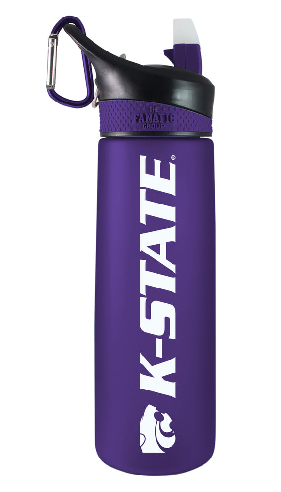 Kansas State 24oz. Frosted Sport Bottle - Primary Logo & Wordmark