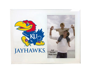 University of Kansas Photo Frame - Primary Logo & Mascot Wordmark