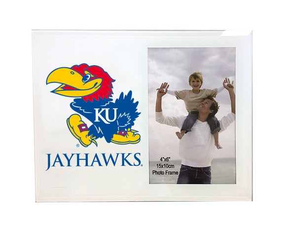 University of Kansas Photo Frame - Primary Logo & Mascot Wordmark