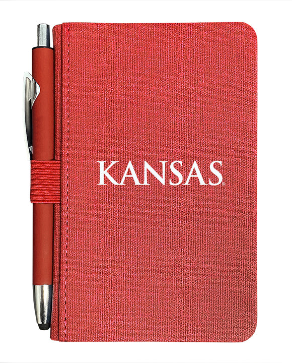 University of Kansas Pocket Journal with Pen - Wordmark