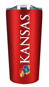 University of Kansas 18oz. Soft Touch Tumbler - Primary Logo & Wordmark