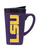 Louisiana State University 16oz. Soft Touch Ceramic Travel Mug - Primary Logo