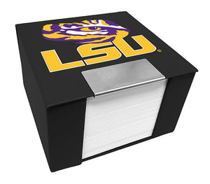 Louisiana State University Memo Cube Holder - Secondary Logo