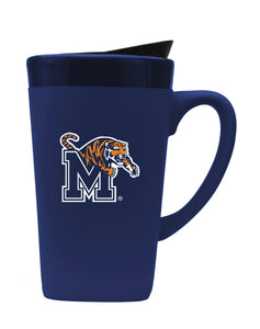 Memphis 16oz. Soft Touch Ceramic Travel Mug - Primary Logo