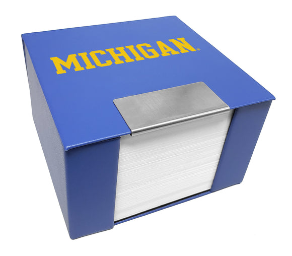 University of Michigan Memo Cube Holder - Wordmark