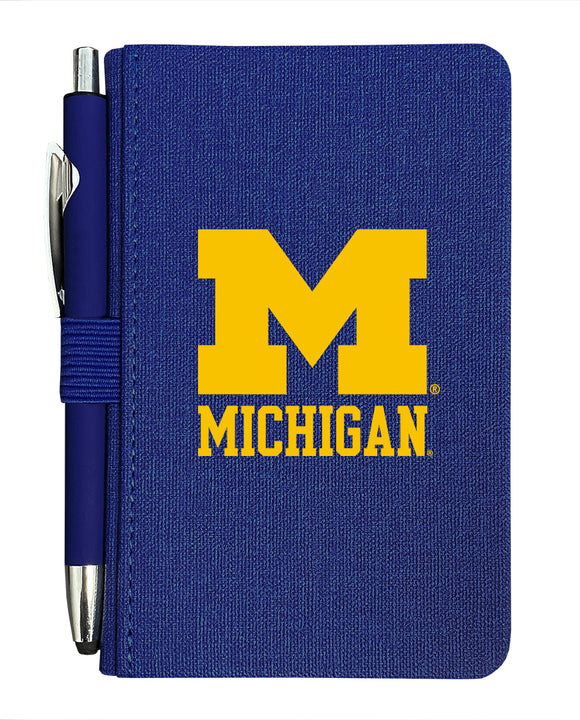 University of Michigan Pocket Journal with Pen - Primary Logo & Wordmark