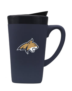 Montana State 16oz. Soft Touch Ceramic Travel Mug - Primary Logo