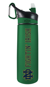 University of Notre Dame 24oz. Frosted Sport Bottle - Primary Logo & Mascot Wordmark