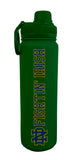 University of Notre Dame 24oz. Stainless Steel Bottle - Primary Logo & Mascot Wordmark
