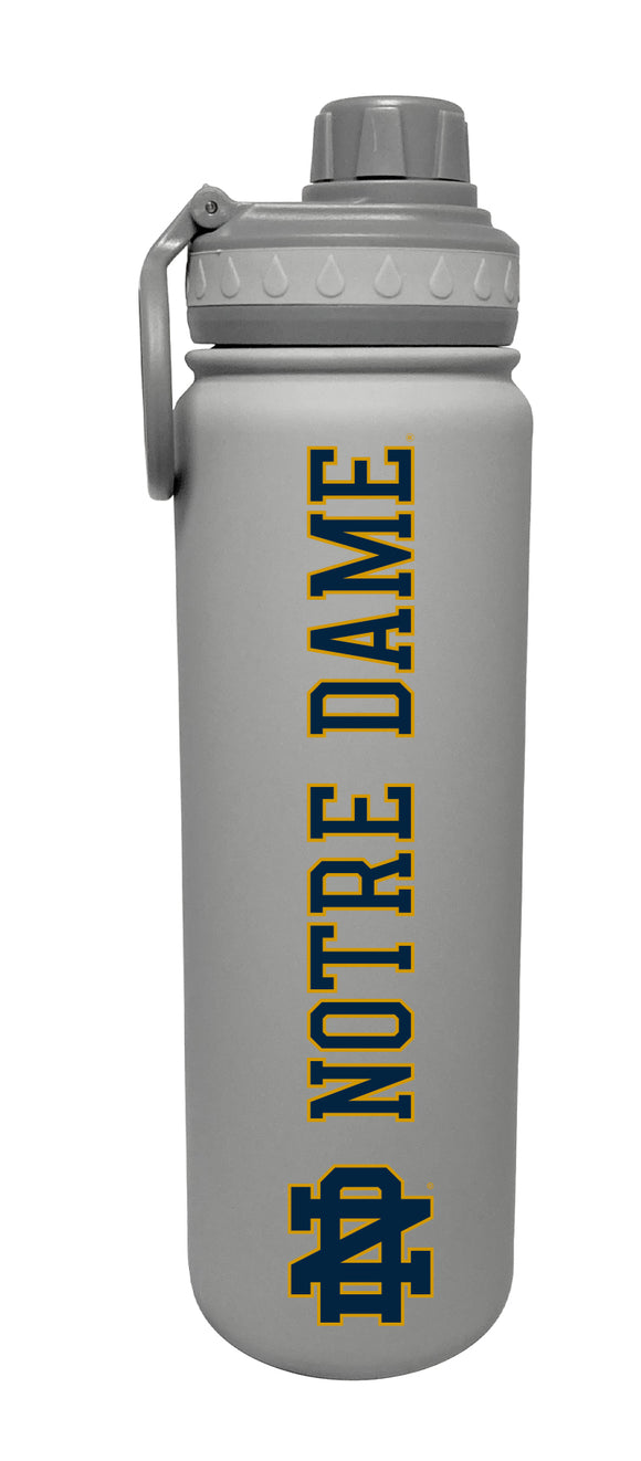University of Notre Dame 24oz. Stainless Steel Bottle - Primary Logo & Wordmark