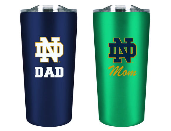 University of Notre Dame Tumbler Gift Set - Mom & Dad 