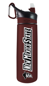 New Mexico State 24oz. Frosted Sport Bottle - Primary Logo & Wordmark
