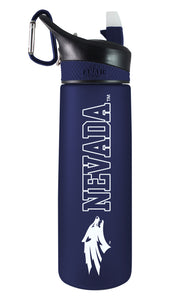 Nevada Reno 24oz. Frosted Sport Bottle - Primary Logo & Short School Name