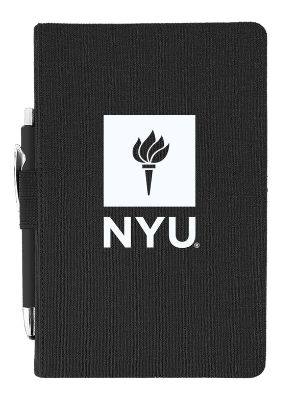 NYU  Journal with Pen - Primary Logo