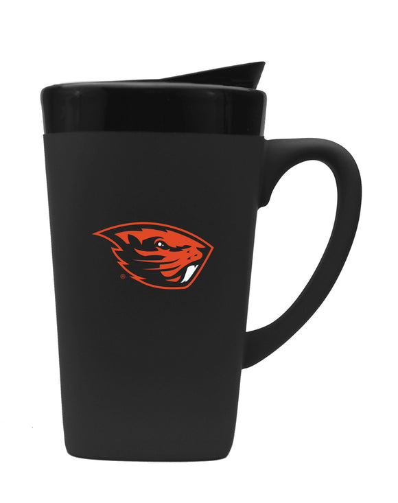 Oregon State 16oz. Soft Touch Ceramic Travel Mug - Primary Logo