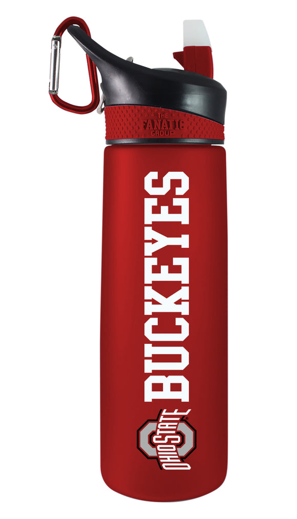 Ohio State 24oz. Frosted Sport Bottle - Primary Logo & Mascot Name
