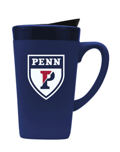 Pennsylvania 16oz. Soft Touch Ceramic Travel Mug - Primary Logo